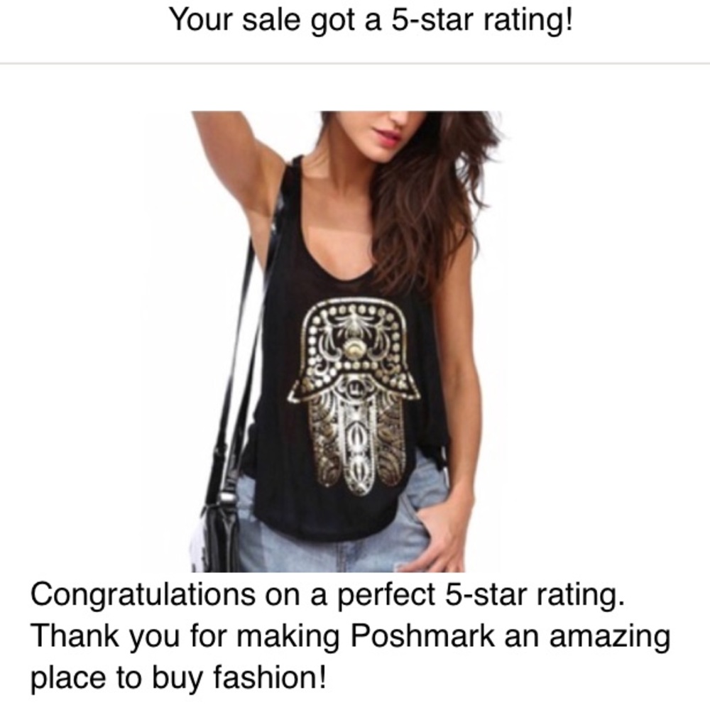 💥LAST ONE💥 Hamsa Razorback Tank Top - Picture 2 of 6